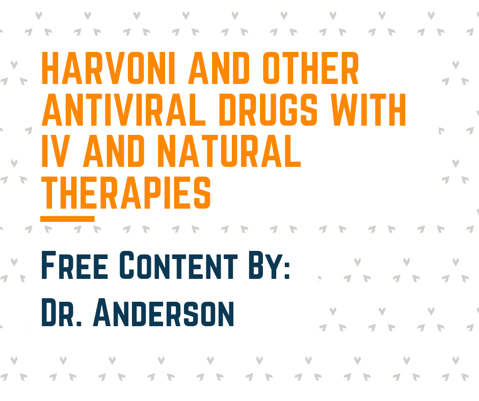 harvoni and other antiviral drugs with iv and natural therapies